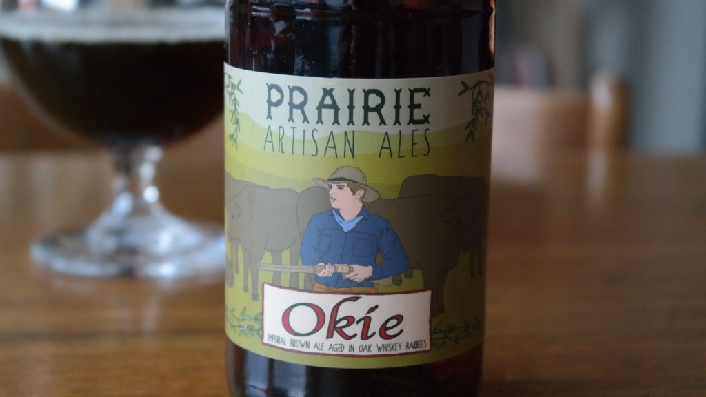 Prairie Artisan Ales – Okie Imperial Brown Ale Aged on Oak Whisky&nbsp;Barrels