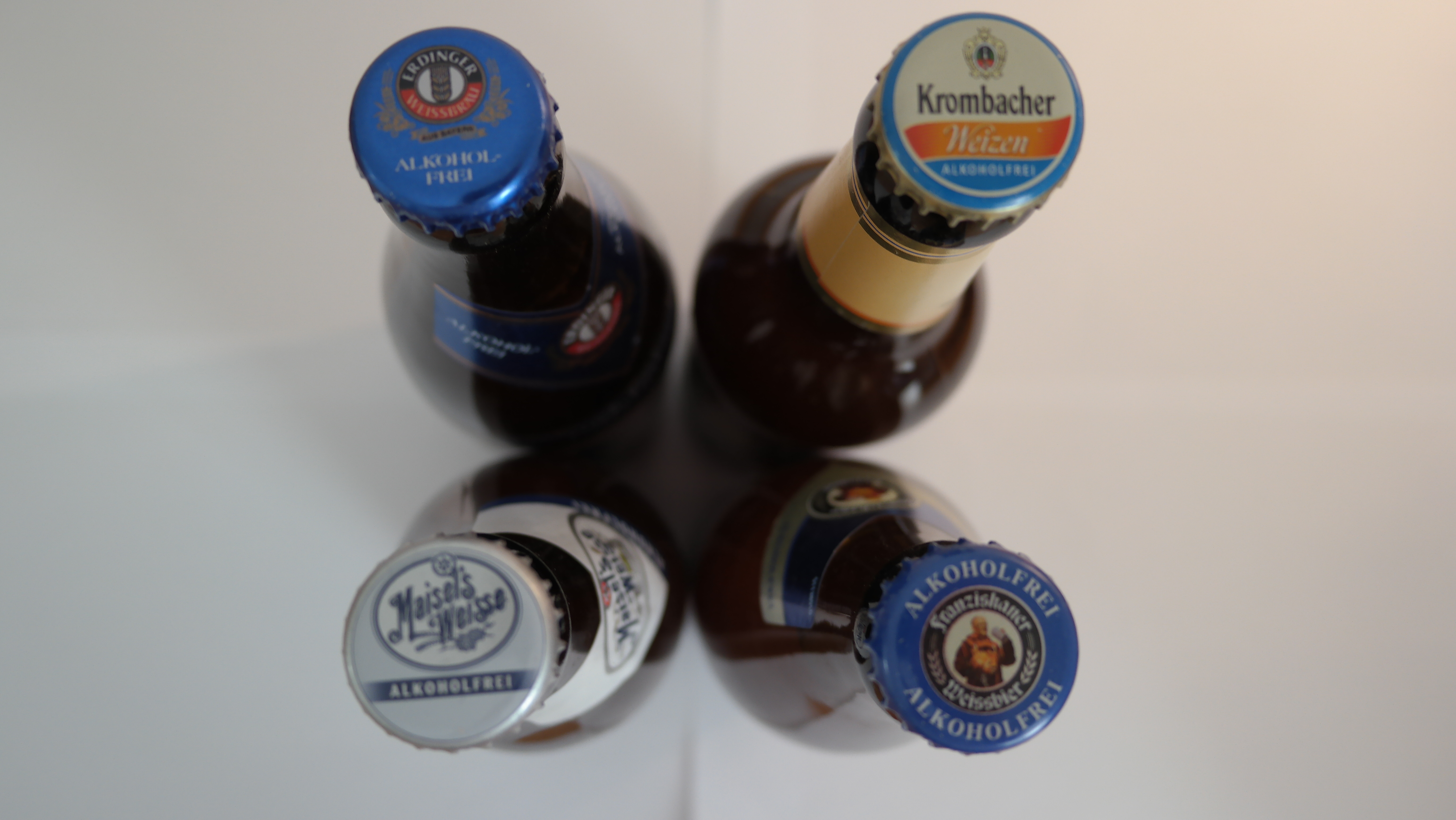 Alkoholfrie øl kap. 4: Franziskaner Weissbier / Erdinger Weissbier / Maisel’s Weisse / Krombacher Weizen