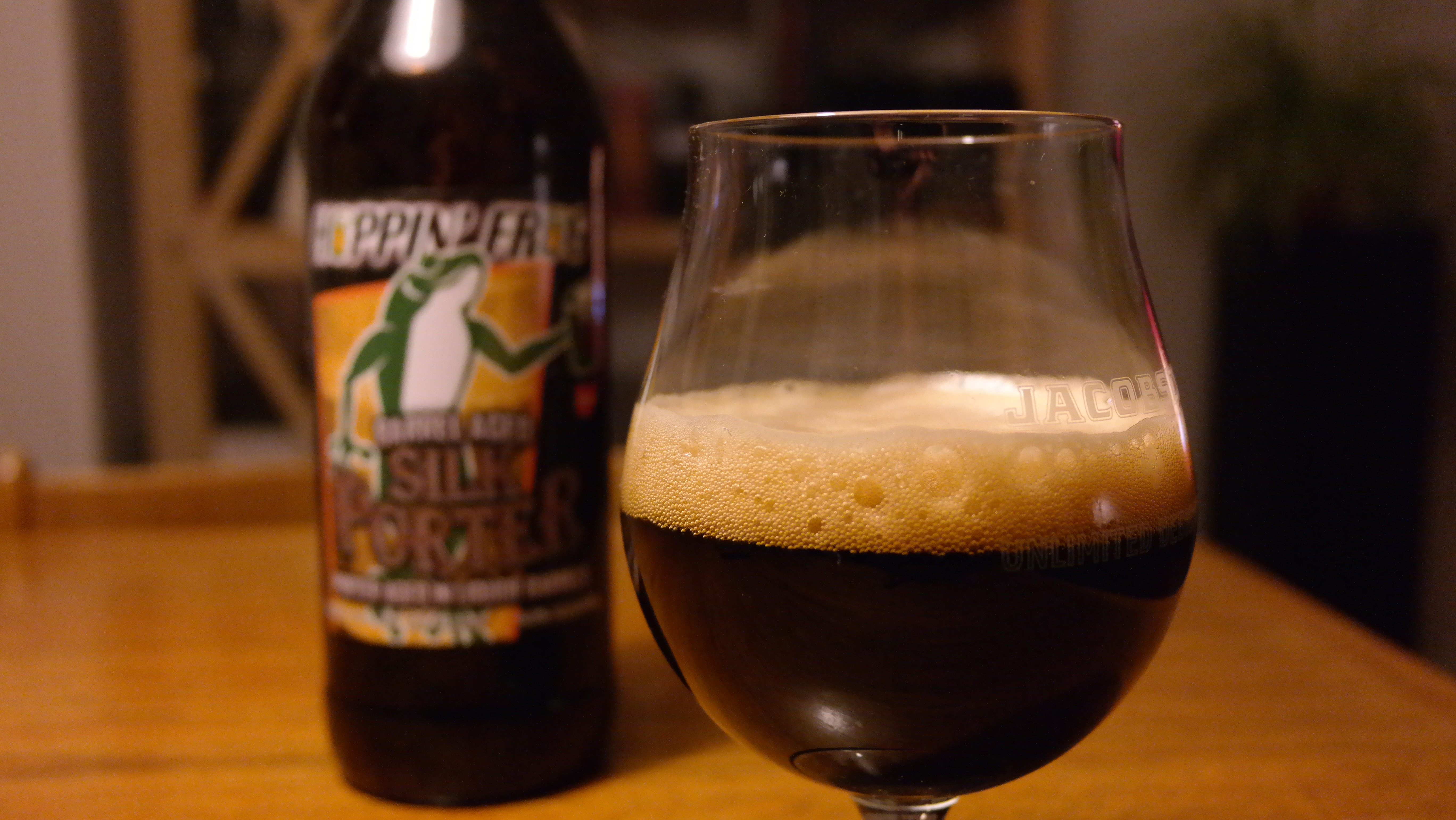 Hoppin’ Frog – Barrel Aged Silk Porter in Liquor Barrels