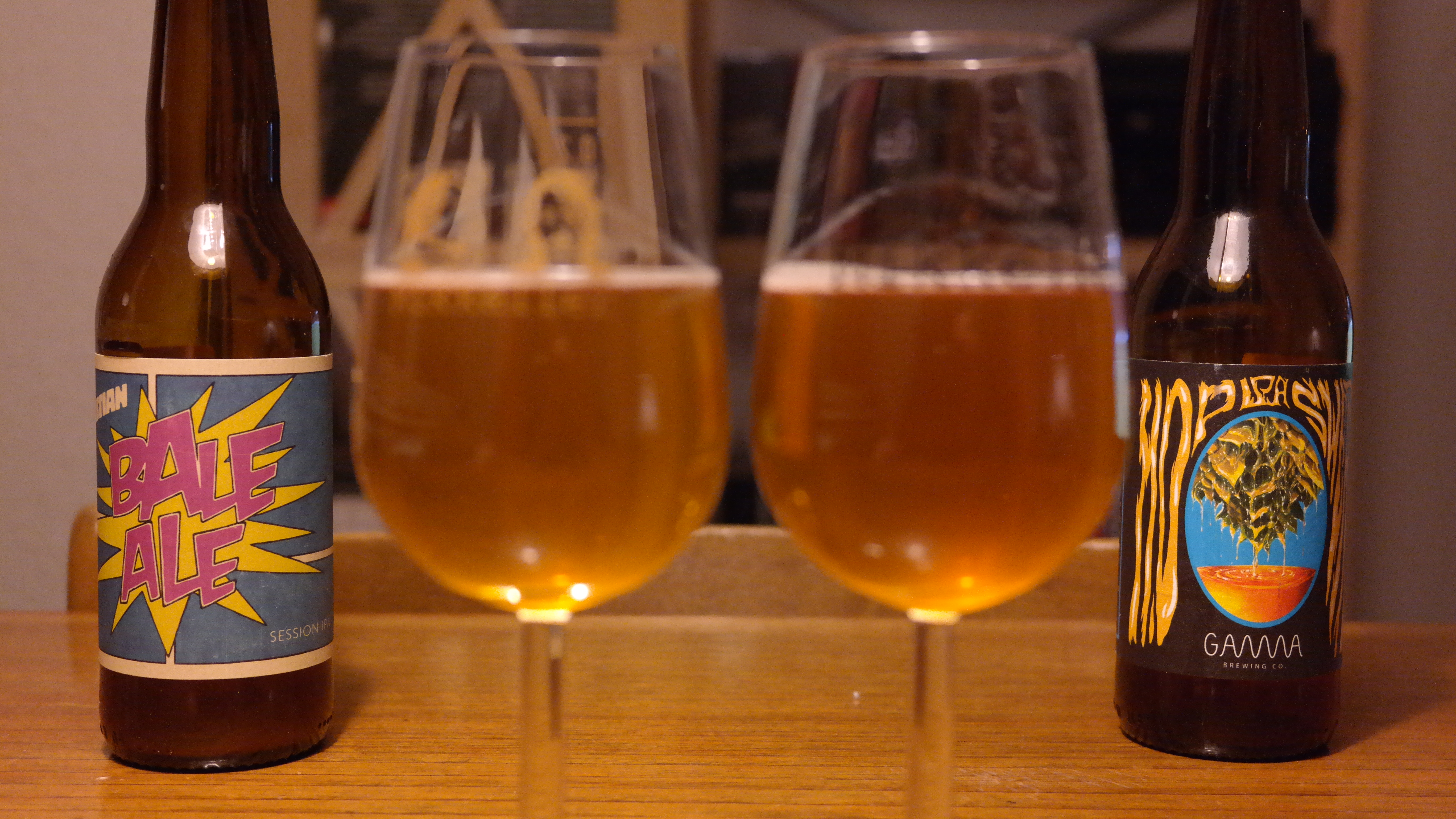 Dry & Bitter Brewing Co. – Christian Bale Ale / Gamma Brewing Co. – Hop Sweat