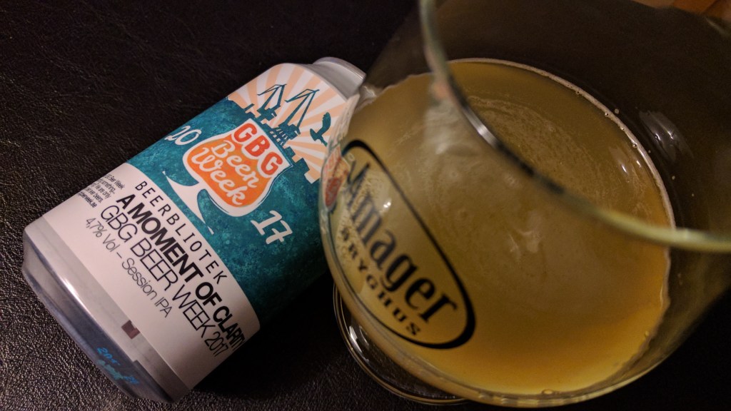 Beerbliotek – GBG Beer Week 2017 A Moment of&nbsp;Clarity