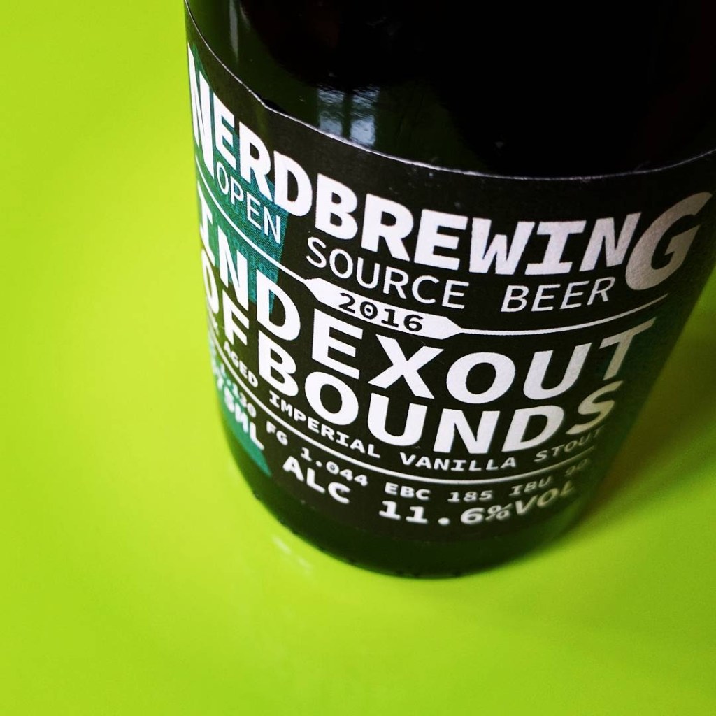 Nerdbrewing – Indexoutofbounds Oak Aged Imperial Vanilla&nbsp;Stout