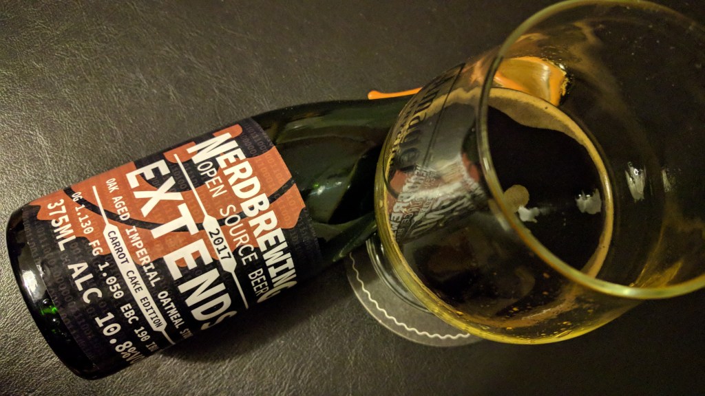 Nerdbrewing – Extends Oak Aged Imperial Oatmeal Stout – Carrot Cake&nbsp;Edition