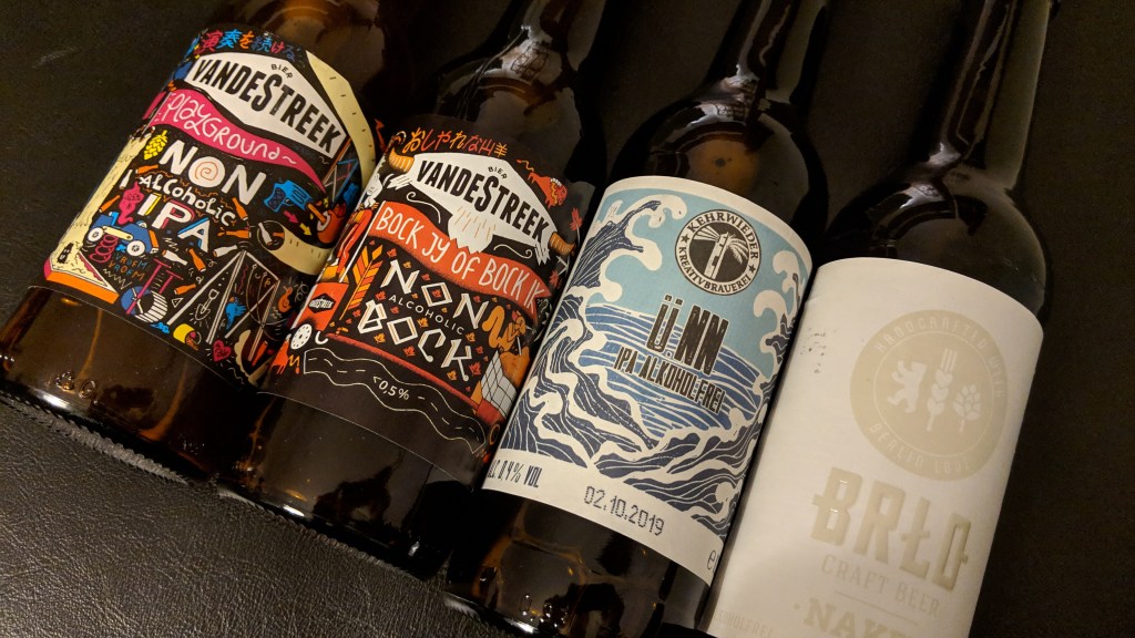Lowalcohol.dk: vandeStreek bier – Playground Non Alcoholic IPA / vandeStreek bier – Bock Jij of Bock ik? / BRLO – Naked / Kehrwieder –&nbsp;ü.NN