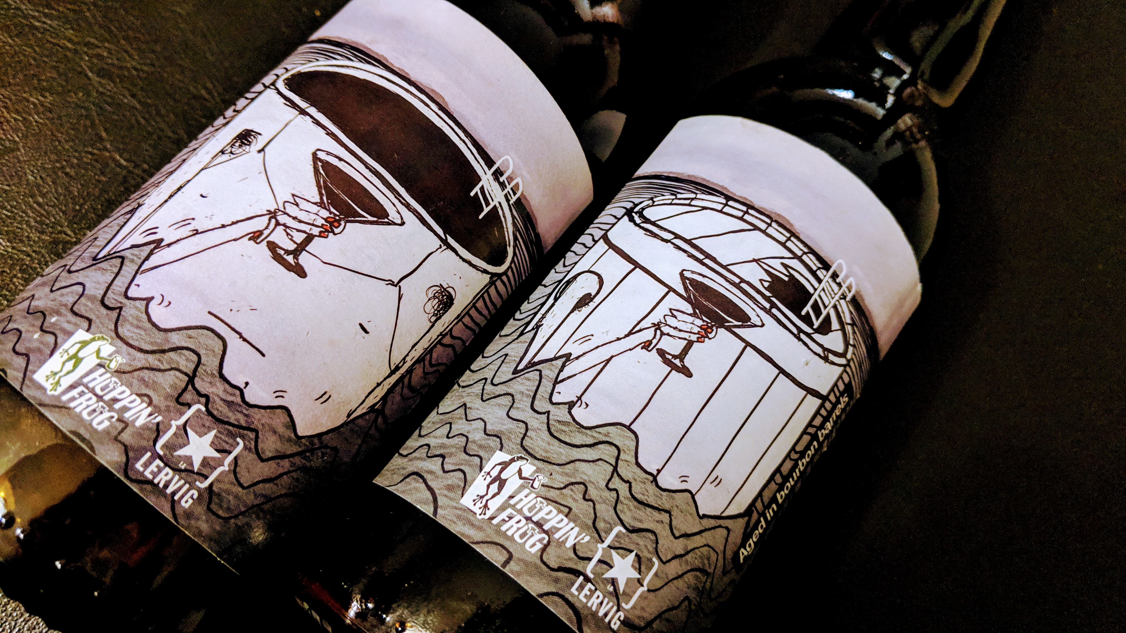 Lervig & Hoppin’ Frog – Sippin’ Into Darkness 2017 / Sippin’ Into Darkness Aged In Bourbon Barrels 2017