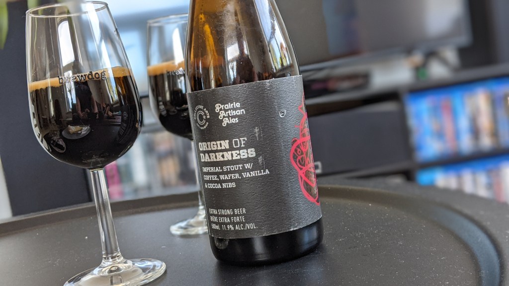 Collective Arts Brewing & Prairie Artisan Ales – Origin of Darkness w/ Coffee, Wafer, Vanilla & Cocoa&nbsp;Nibs