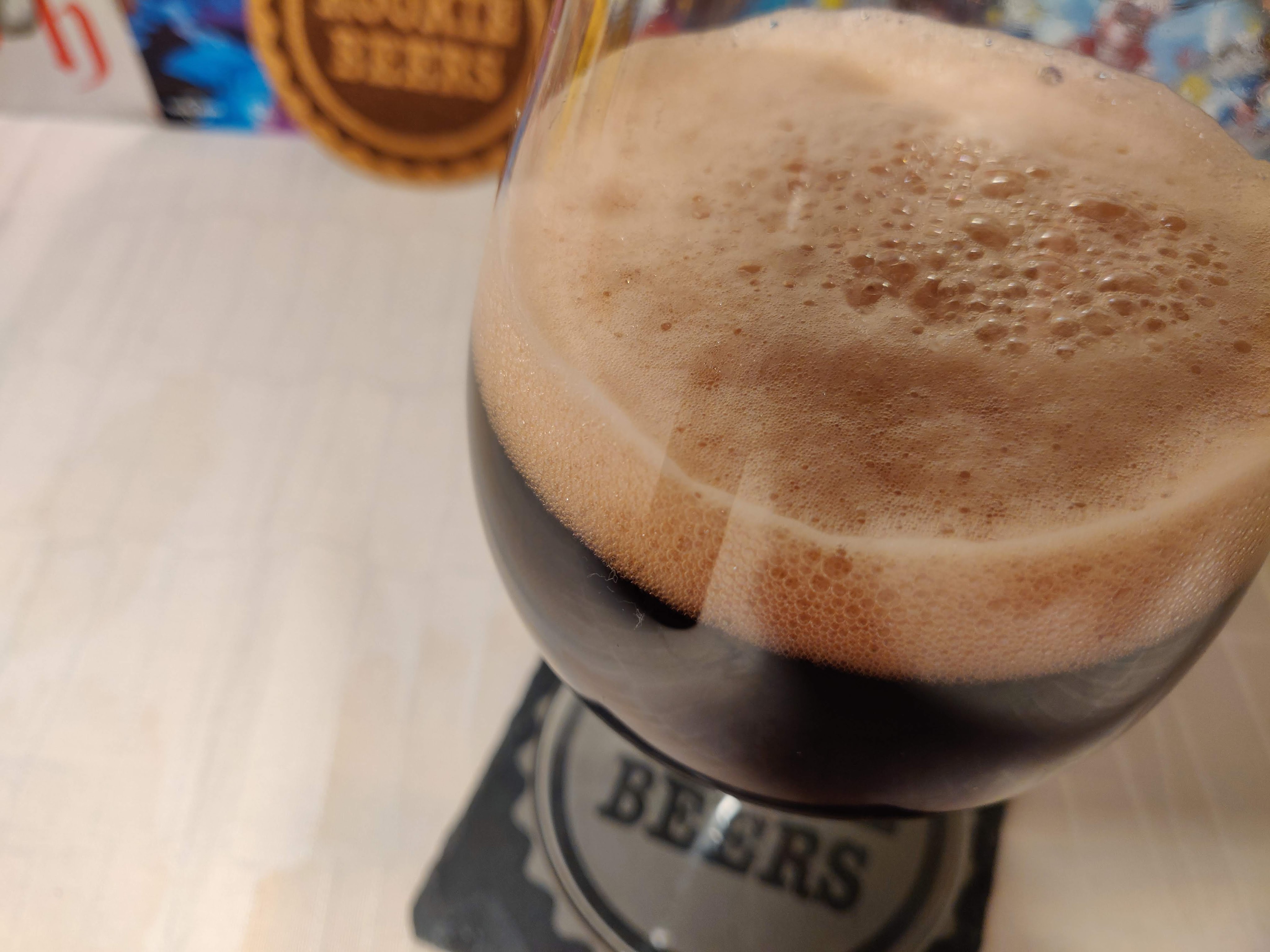 Pink skum på Fanø Bryghus - Any Port In A Storm