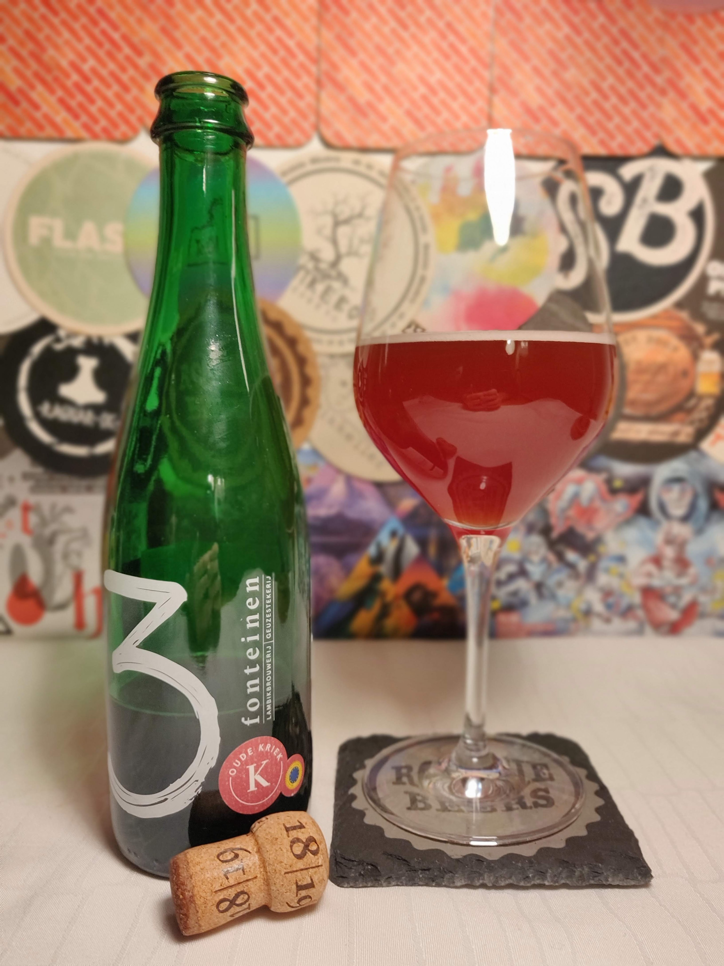 Ølanmeldelse af Specialøl Oude Kriek (season 18/19) Blend no. 86 fra bryggeriet 3 Fonteinen