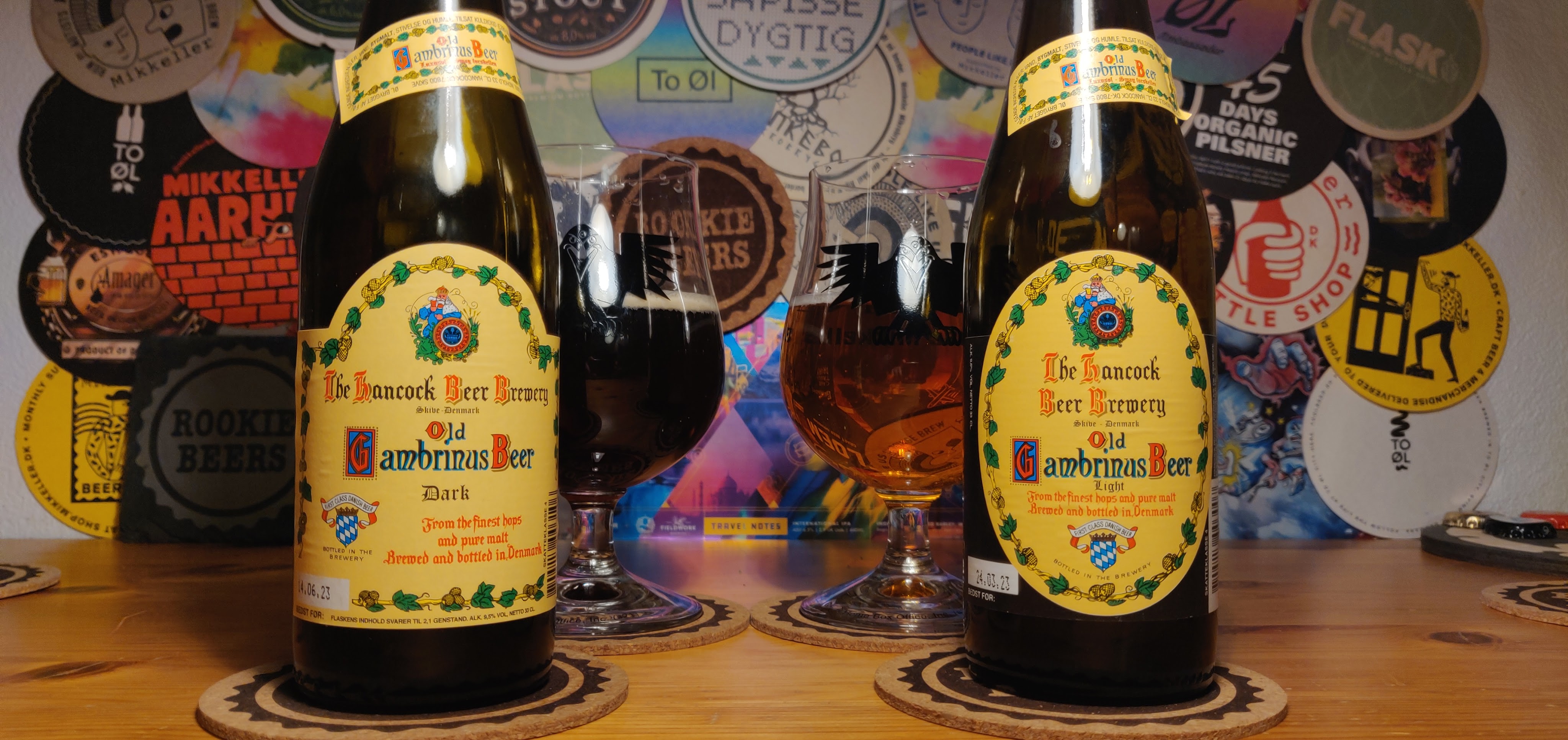Hancock Bryggerierne – Old Gambrinus Beer Light & Dark