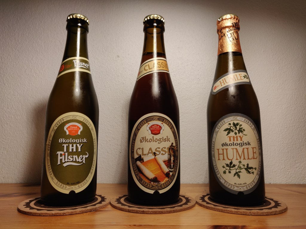 Thisted Bryghus – Thy Økologisk Pilsner / Økologisk Thy Classic / Thy Økologisk&nbsp;Humle