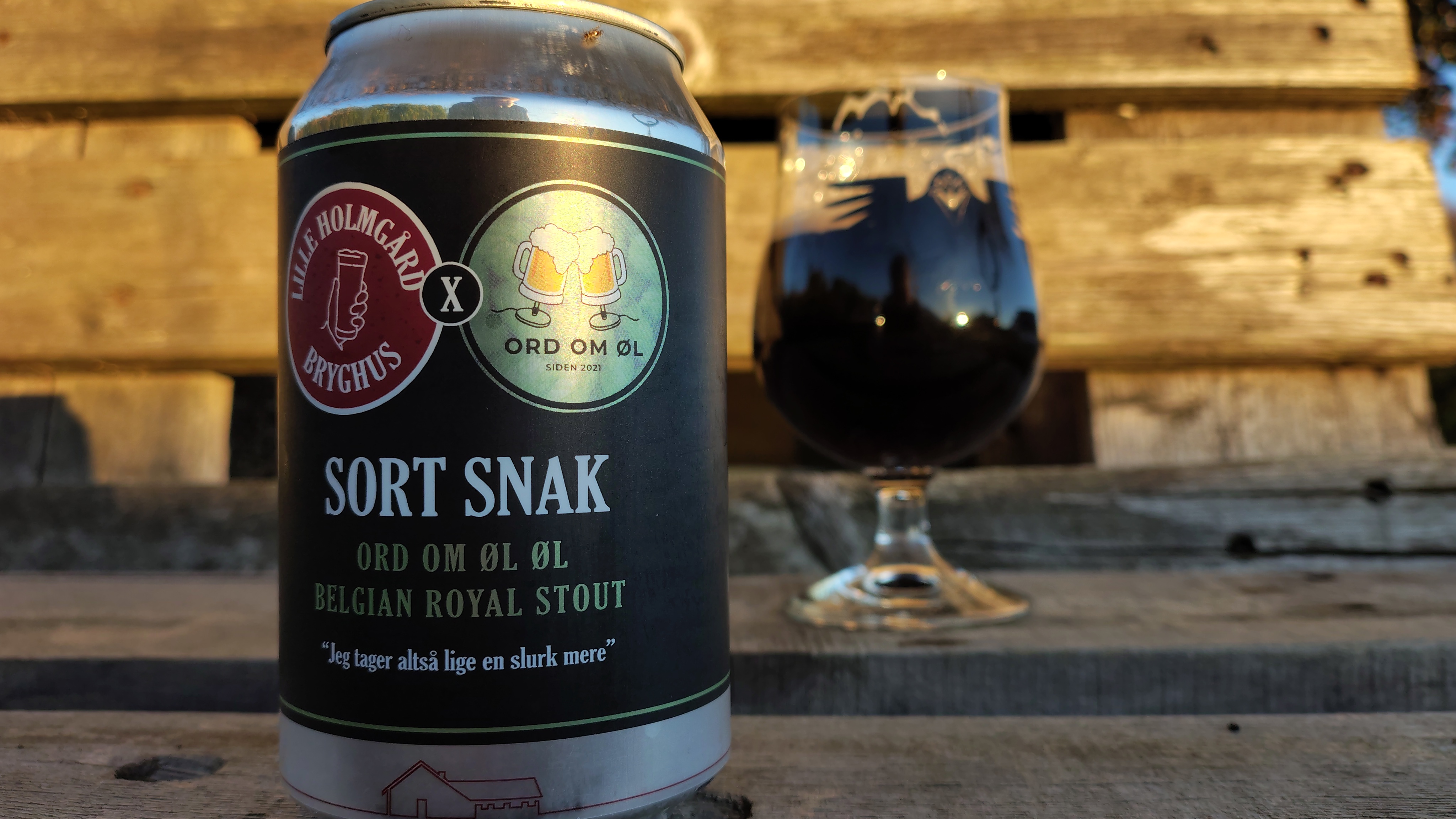 Lille Holmgård Bryghus x Ord Om Øl – Sort Snak
