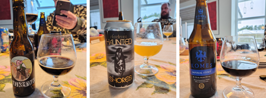 Okkara & Beer Here – Rynkedyr 2017 / Elmeleven – Haunted Shores / Browar Fortuna – Komes Imperial Stout