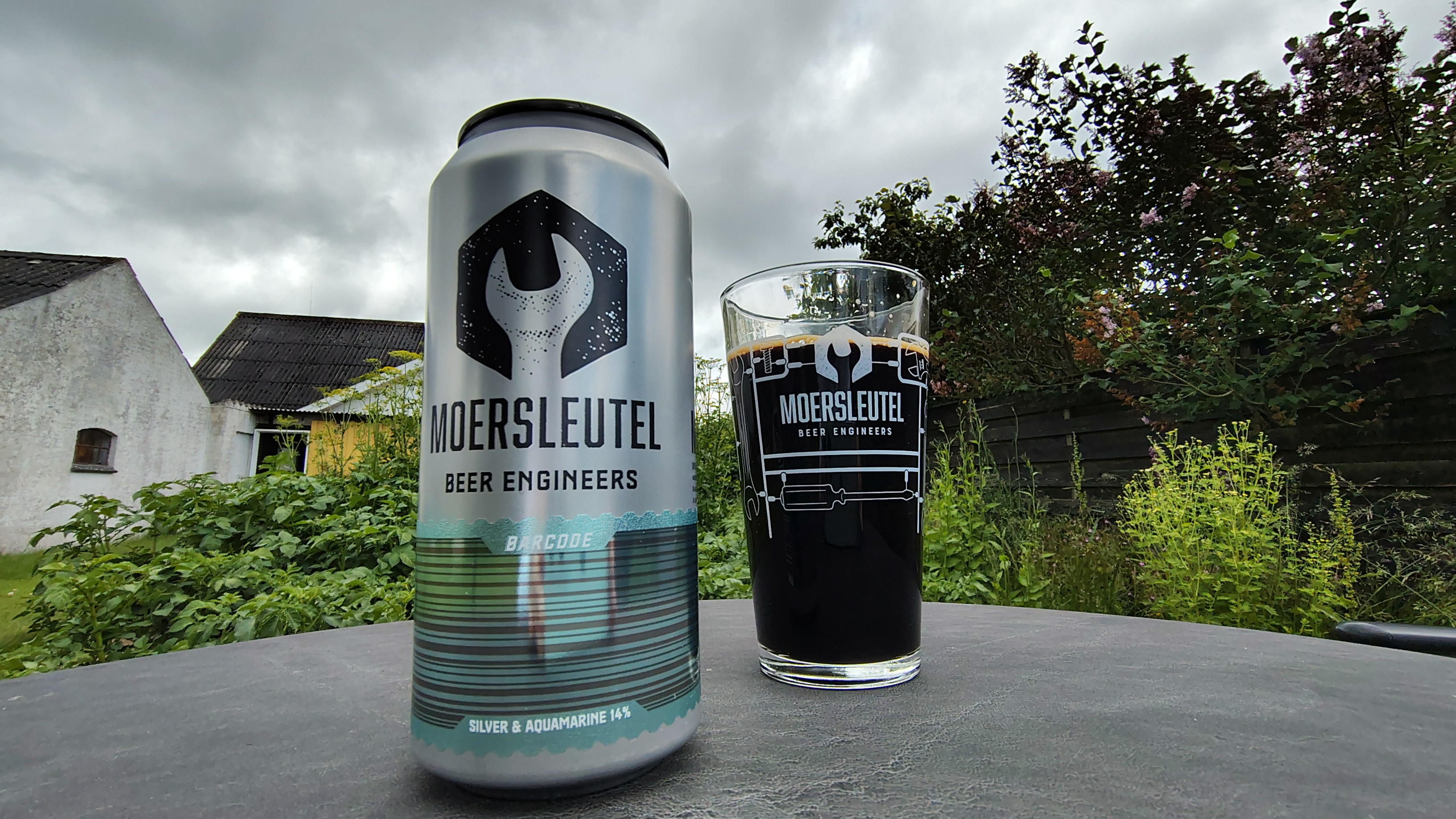 Moersleutel – Barcode: Silver & Auqamarina