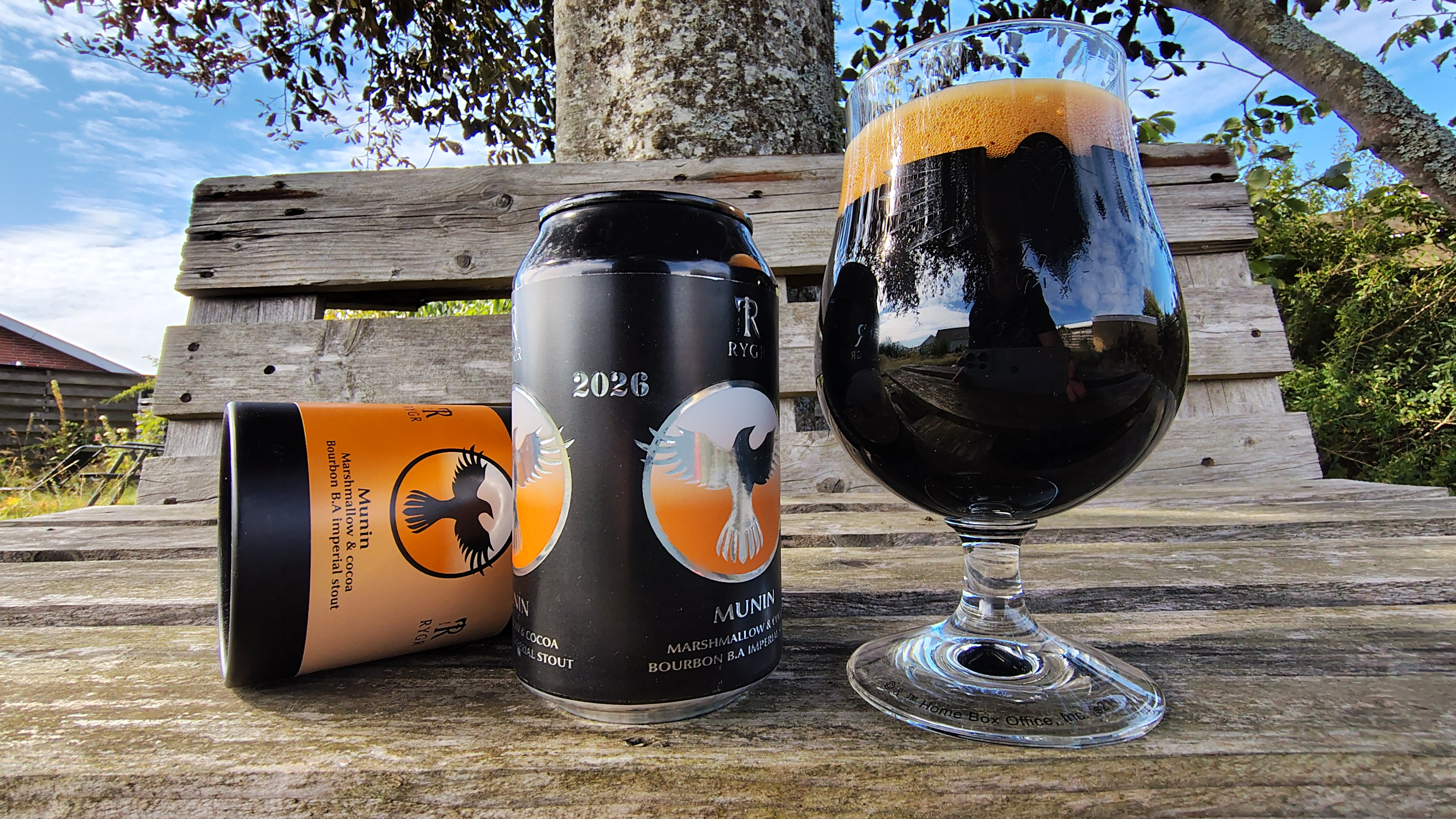Anmeldelse: Rygr Brygghus Munin Marshmallow & Cocoa Bourbon BA Imperial Stout